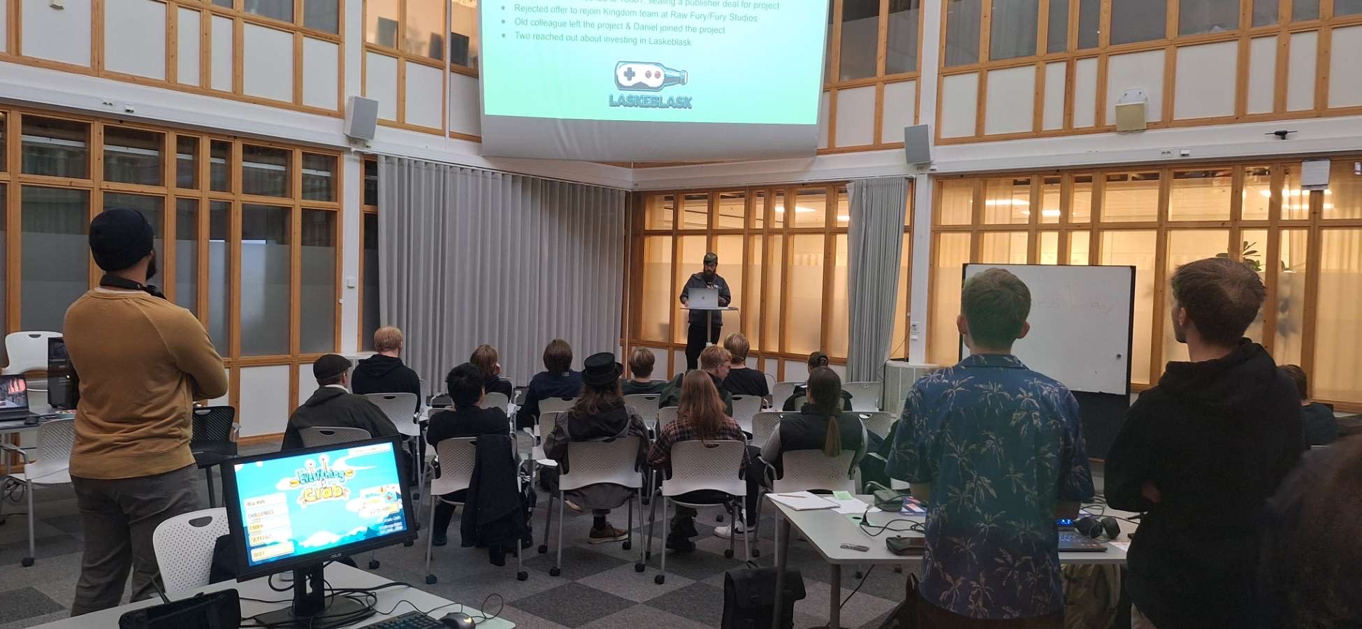 Audience at Umeå Demo Day in MIT-huset